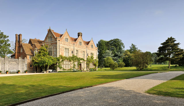 Exterior of Greys Court, Oxfordshire, in May. 