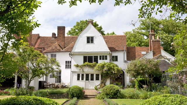 The exterior of Paycocke's House, Colchester, Essex