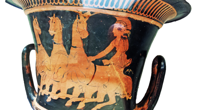 A chariot racer from the British Museum