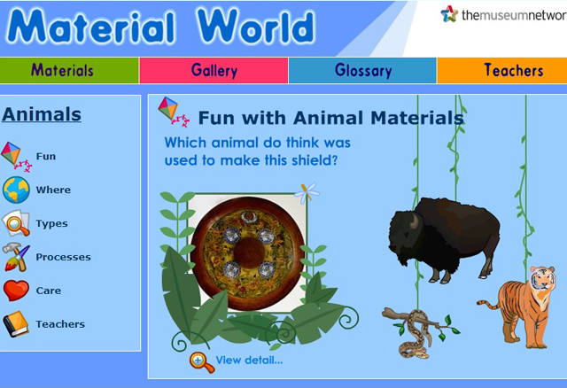 A screenshot showing a selection of cartoon animals