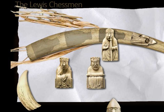 A screenshot showing the Lewis Chessmen