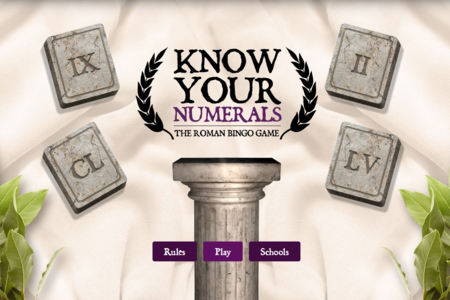 Know Your Numerals: The Roman Bingo Game