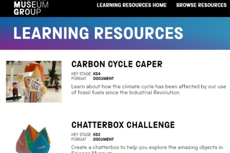 For Teachers: Science Museum Learning Resources